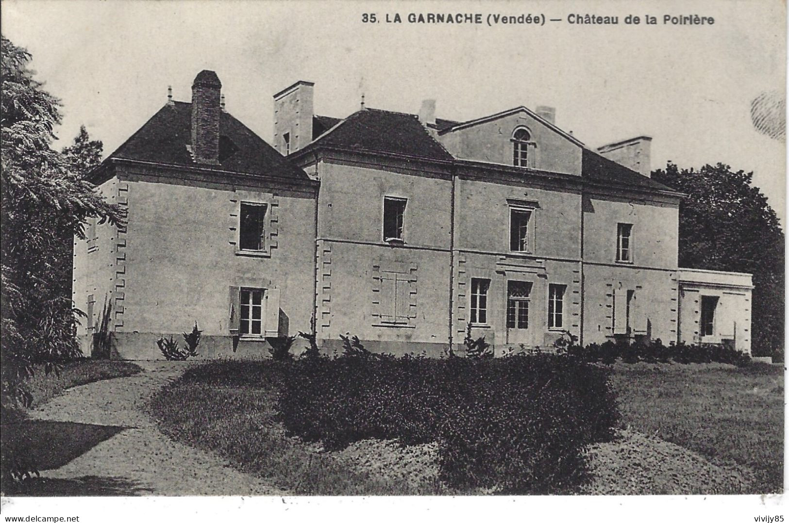 85 - LA GARNACHE - T.Belle Vue Du Château De La Poirière - Other & Unclassified