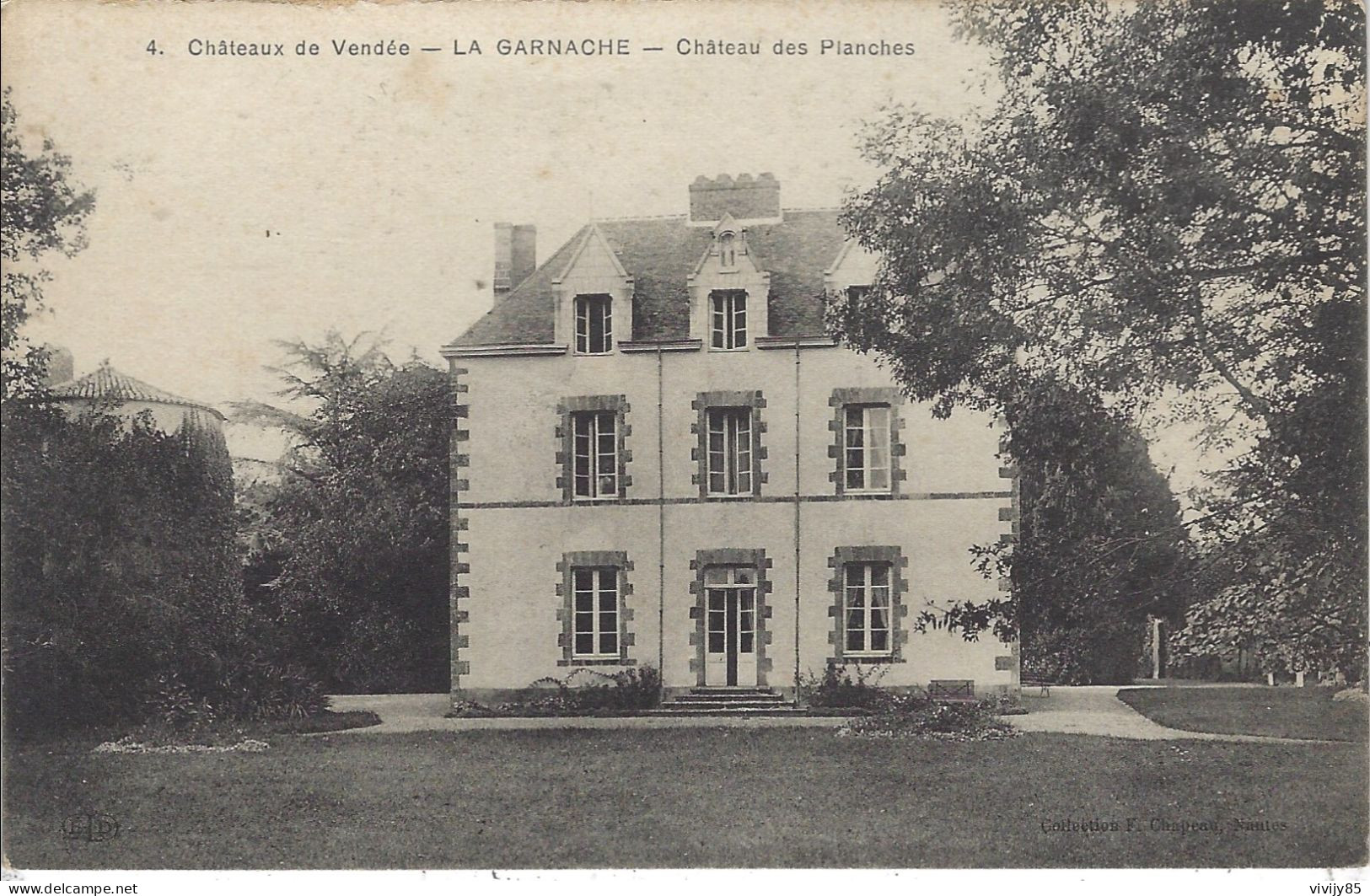 85 - LA GARNACHE - T.Belle Vue Du Château Des Planches - Other & Unclassified