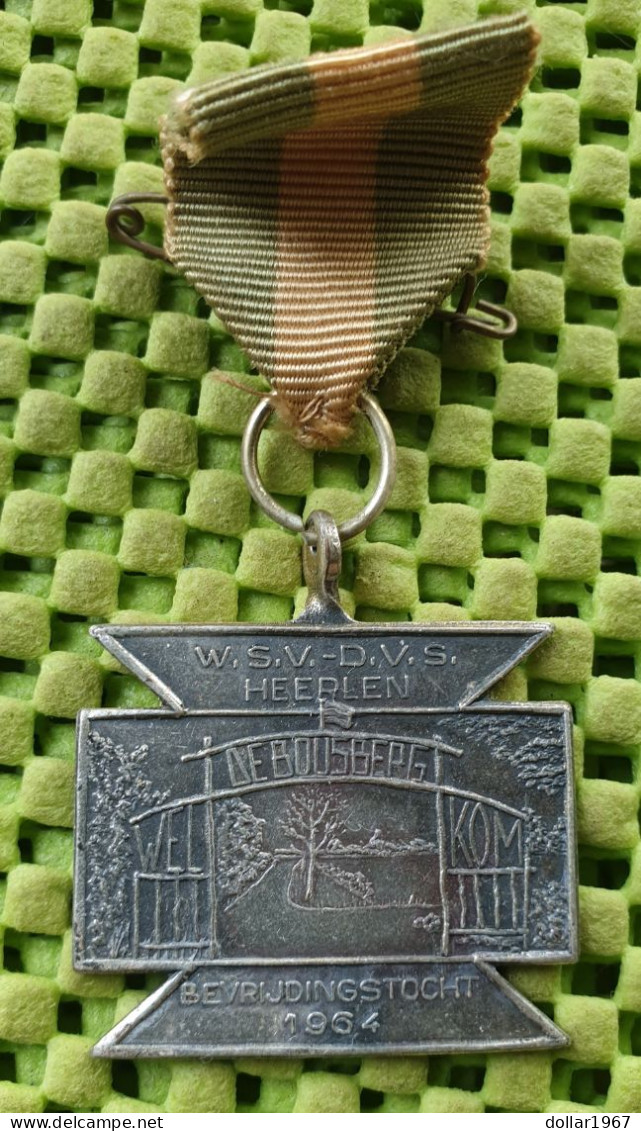 Medaile   :  W.S.V.-D.V.S De Bousberg ,Bevrijdingst 1964 Heerlen -  Original Foto  !!  Medallion  Dutch . - Other & Unclassified