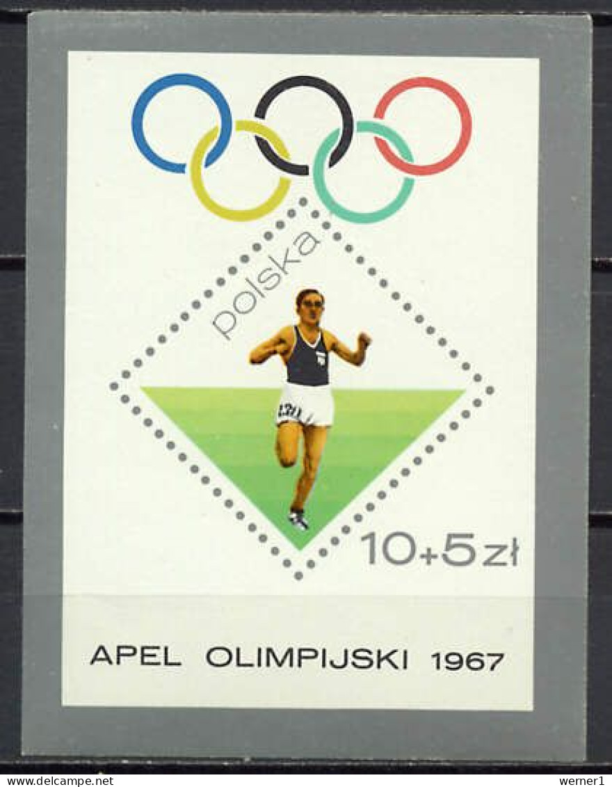 Poland 1967 Olympic Games S/s MNH - Summer 1968: Mexico City