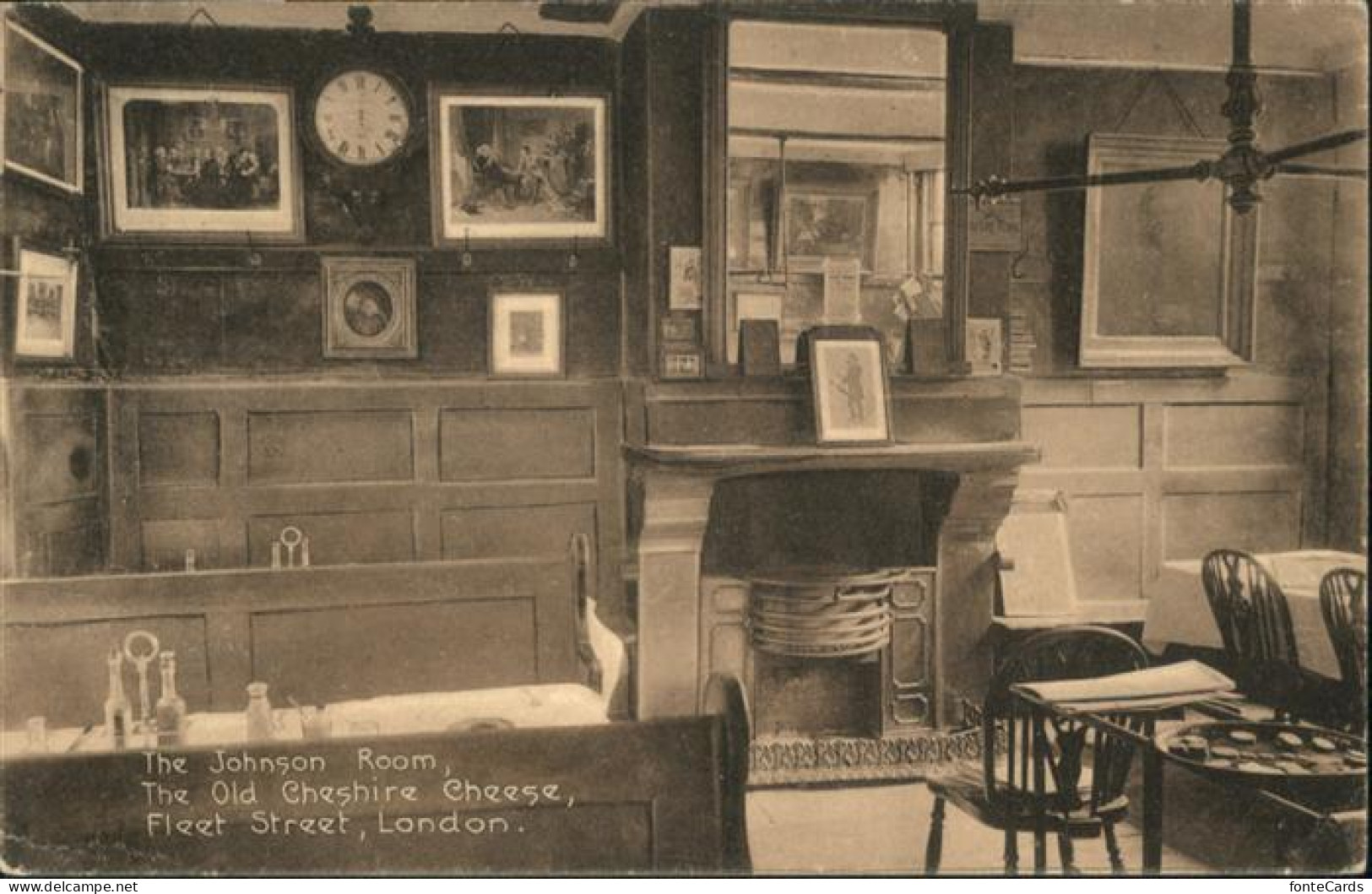 11004352 London Johnson Room Old Cheshire Cheese Fleet Street - Other & Unclassified