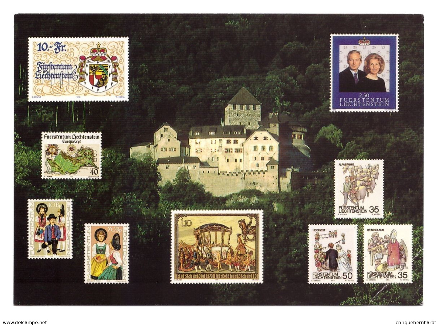LIECHTENSTEINBRIEFMARKEN IM DAUERAUFTRAG - Briefmarken (Abbildungen)
