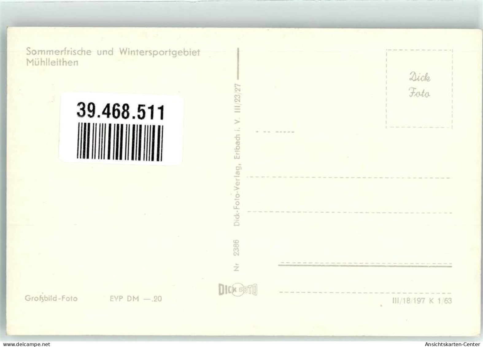 39468511 - Muehlleithen - Klingenthal