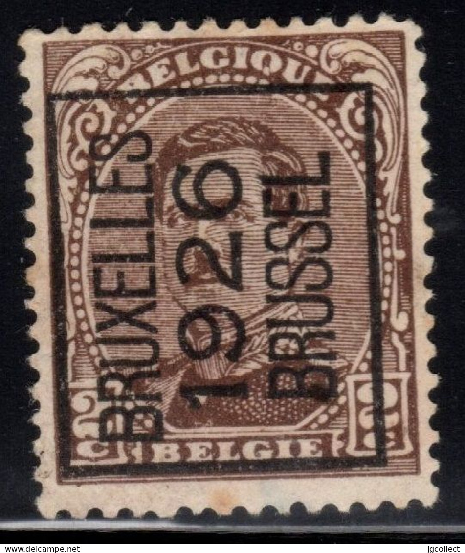 Typo 128-II A (BRUXELLES 1926 BRUSSEL) - O/used - Typos 1922-26 (Albert I)