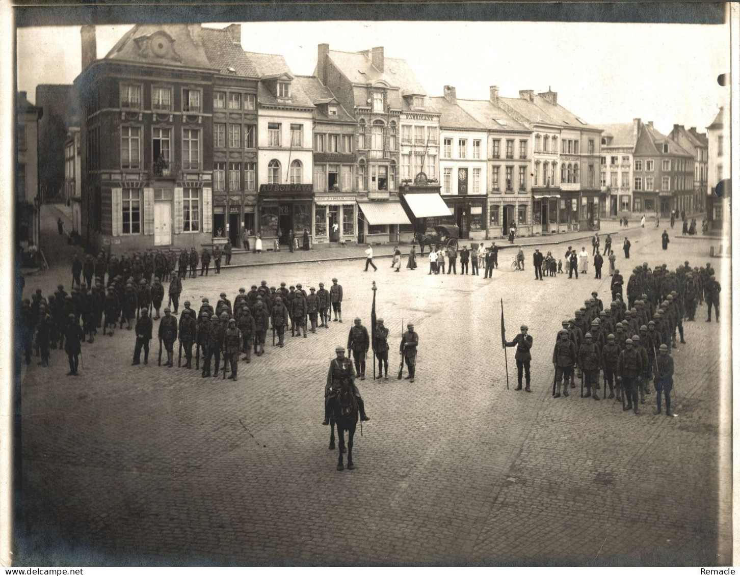 Ath Grande Photo Militaires  Belges - Ath