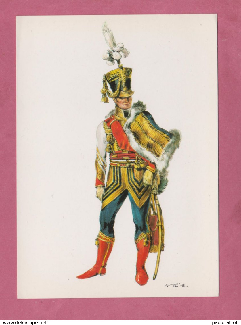 Military Uniform- Kaiserreich Frankreich 1804. Colonel Général Des Hussards. French Empire- Standard Size, Divided Back, - Régiments