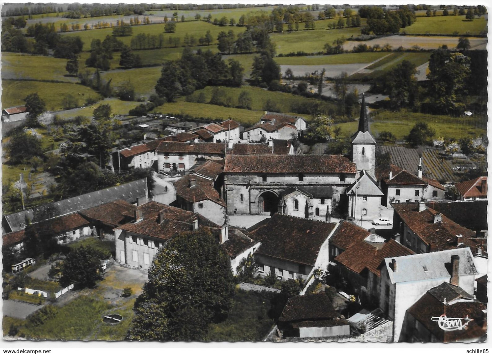 Nouic , Aérienne , église , Centre Bourg - Other & Unclassified