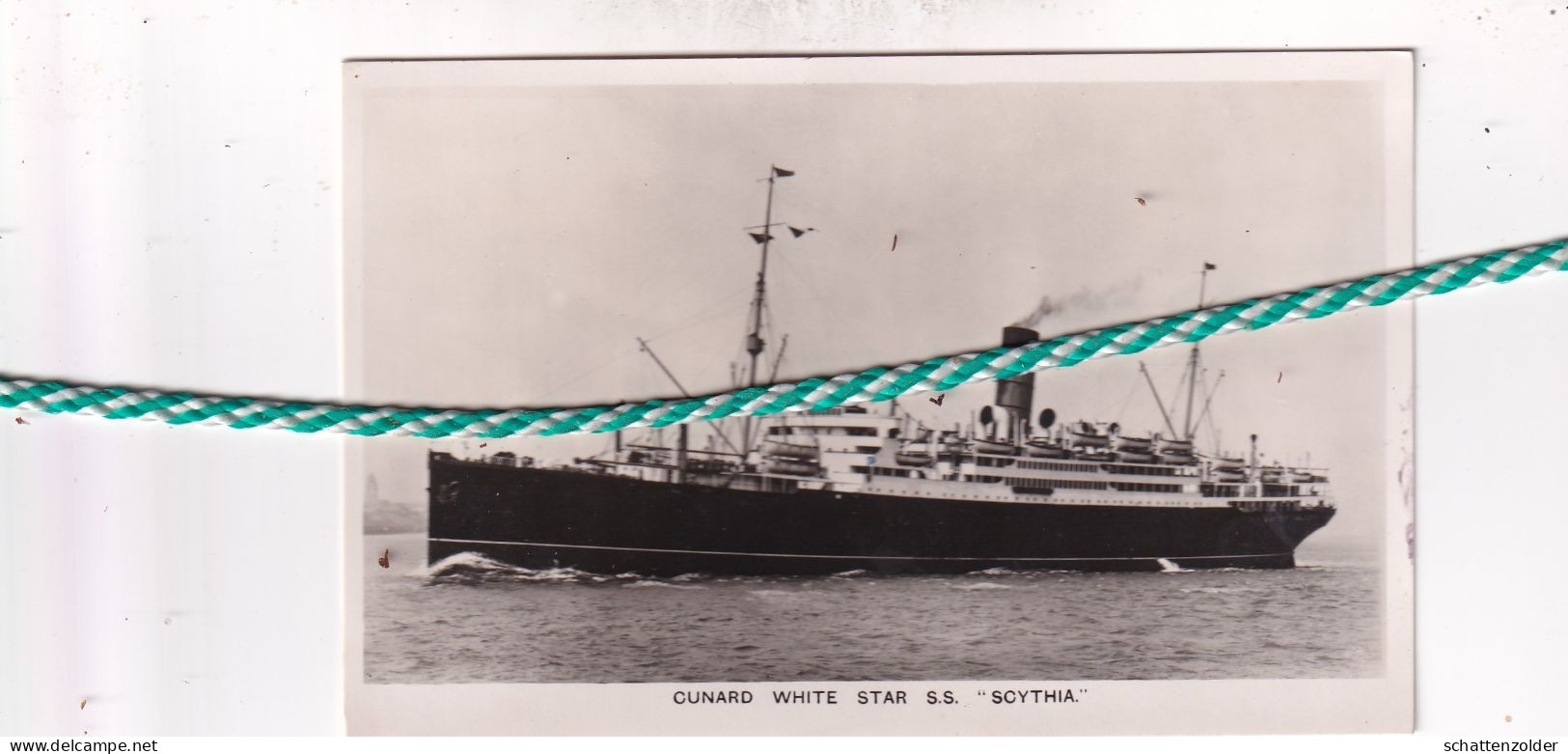 Boot Bateau, Cunard White Star S.S. "Scythia" - Piroscafi