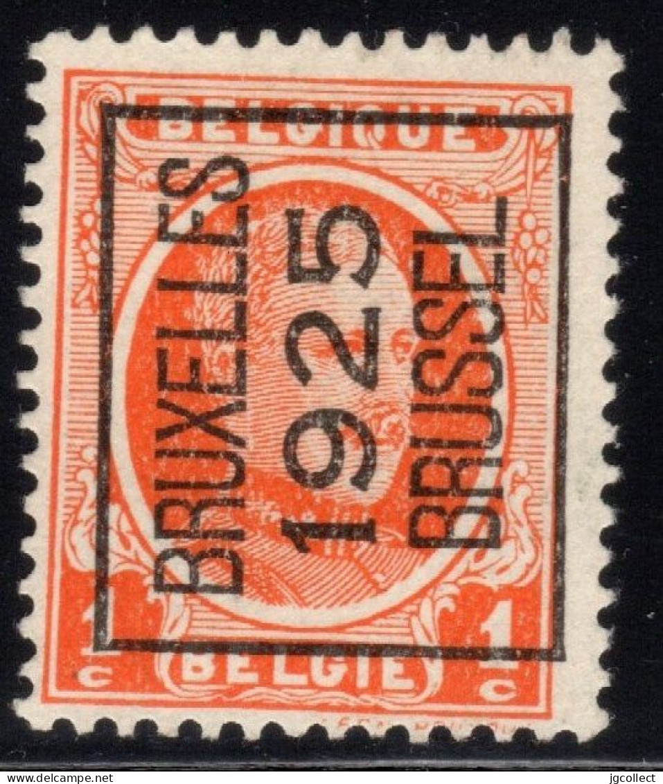 Typo 114A (BRUXELLES 1925 BRUSSEL) - O/used - Typo Precancels 1922-31 (Houyoux)