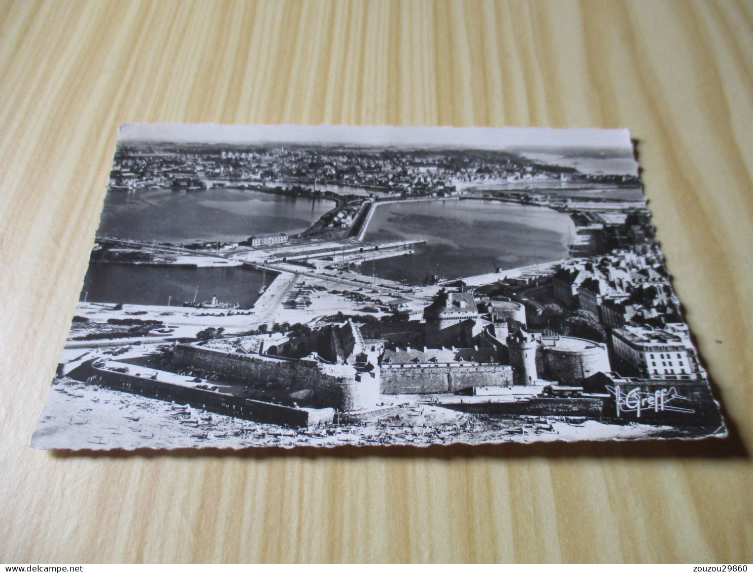 CPSM Saint-Malo (35).Vue Aérienne - Le Château, Les Bassins, St-Servan Et La Vallée De La Rance. - Saint Malo