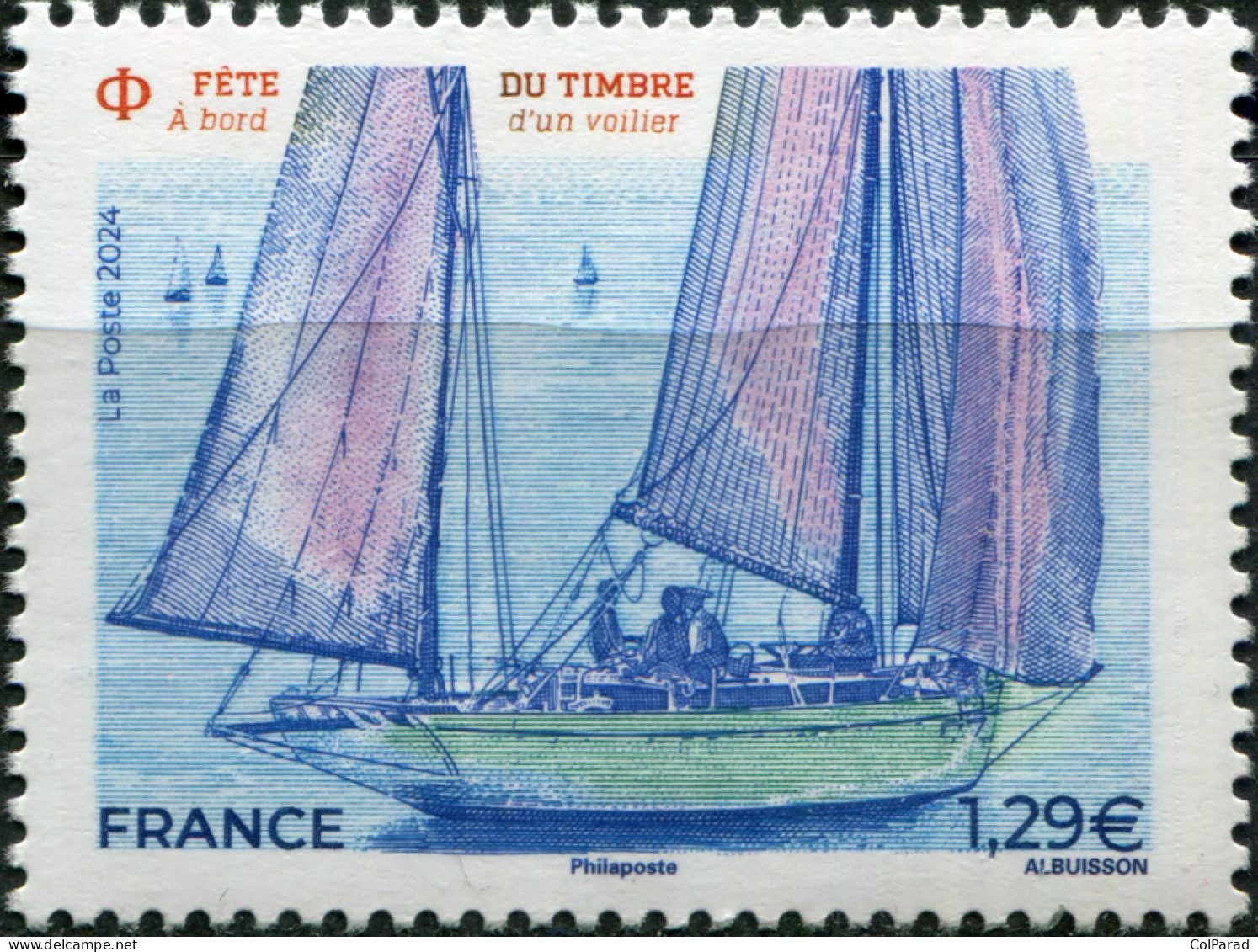 FRANCE - 2024 - STAMP MNH ** - Stamp Day 2024: Sailing Ship - Unused Stamps
