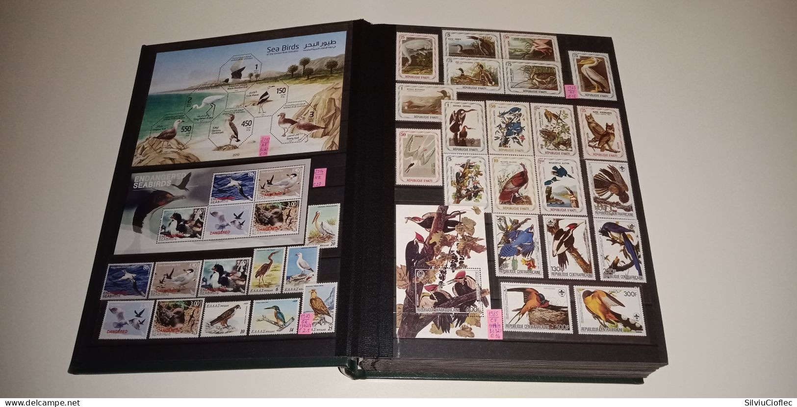 Birds Superb Stamp Collection,MNH(please read description)including 2 Leuchtturm PREMIUM album with slipcase A4 64 pages