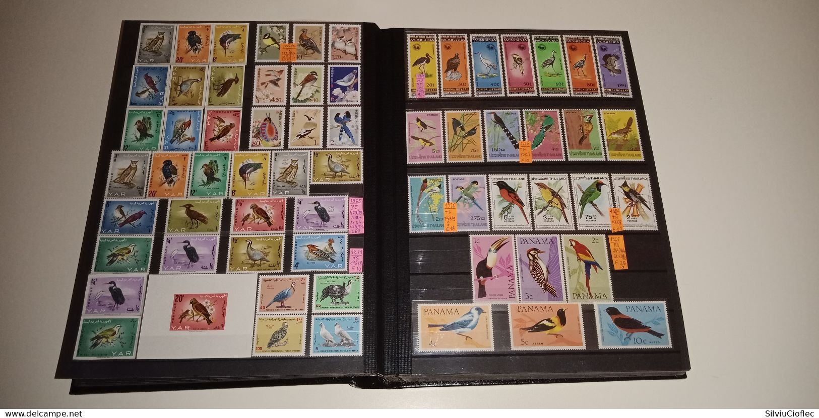 Birds Superb Stamp Collection,MNH(please read description)including 2 Leuchtturm PREMIUM album with slipcase A4 64 pages