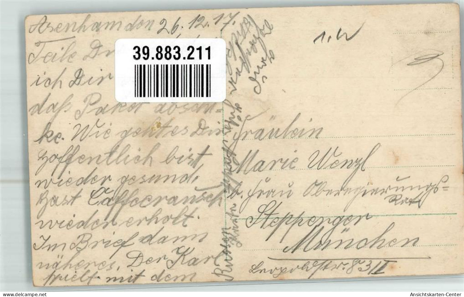 39883211 - Landser In Uniform Denkt Auf Einsamer Wacht An Seine Liebste Daheim - War 1914-18
