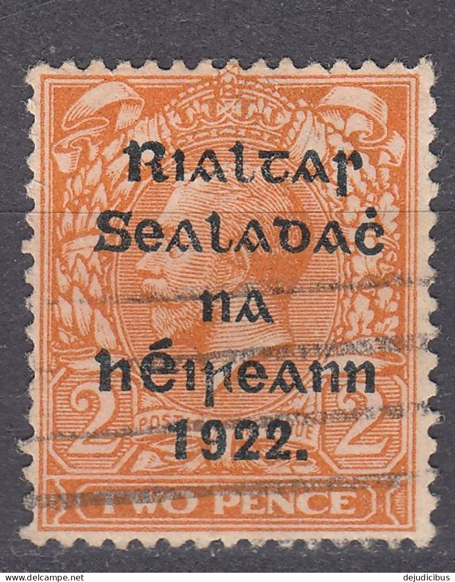 IRLANDA - GOVERNO PROVVISORIO - 1922 - Yvert 4b Obliterato - Used Stamps