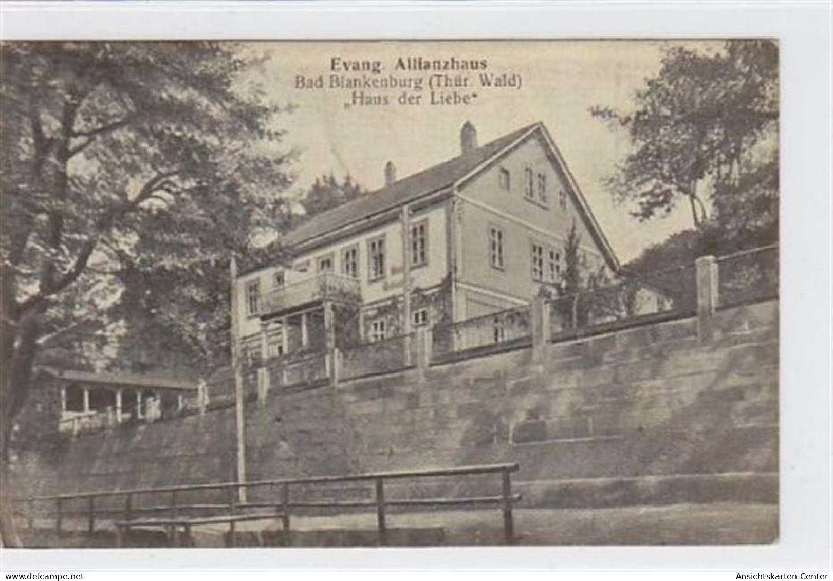 39022811 - Bad Blankenburg / Kreis Saalfeld-Rudolstadt. Evang. Allianzhaus  Haus Der Liebe . Ungelaufen. Gute Erhaltung - Bad Blankenburg