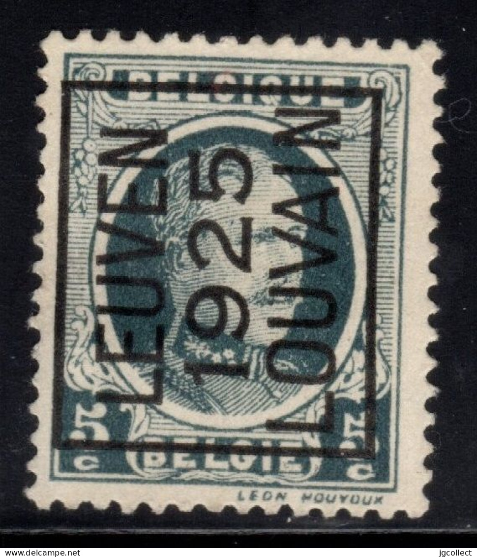 Typo 125A (LEUVEN 1925 LOUVAIN) - O/used - Typo Precancels 1922-31 (Houyoux)