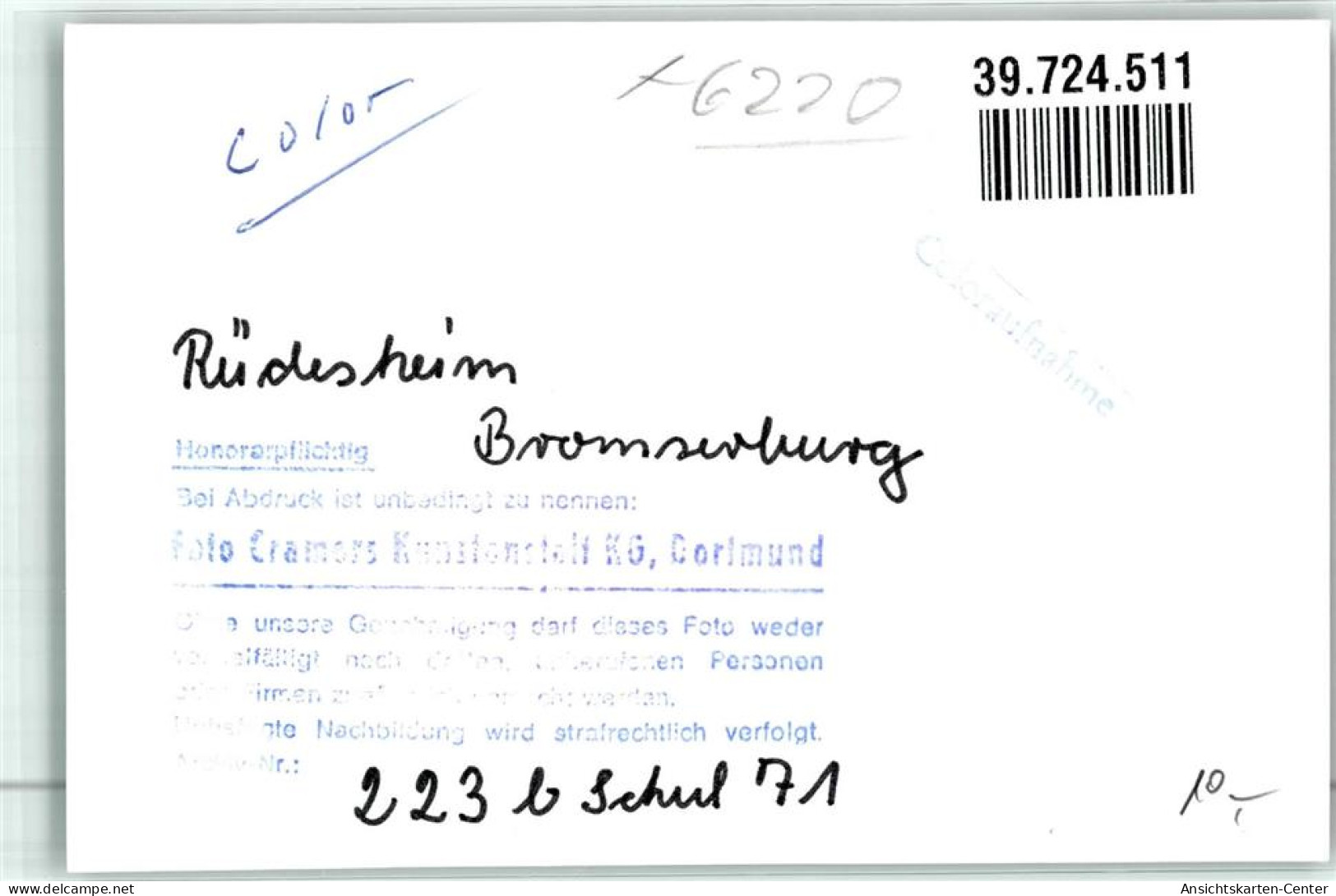 39724511 - Ruedesheim  Am Rhein - Ruedesheim A. Rh.