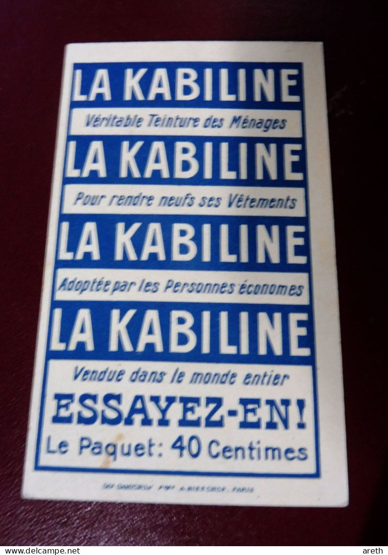 Chromo Publicitaire Teinture Des Ménages LA KABILINE -.Armes Des Villes De France. - Colnem NIMES - Vue De Nimes - Other & Unclassified