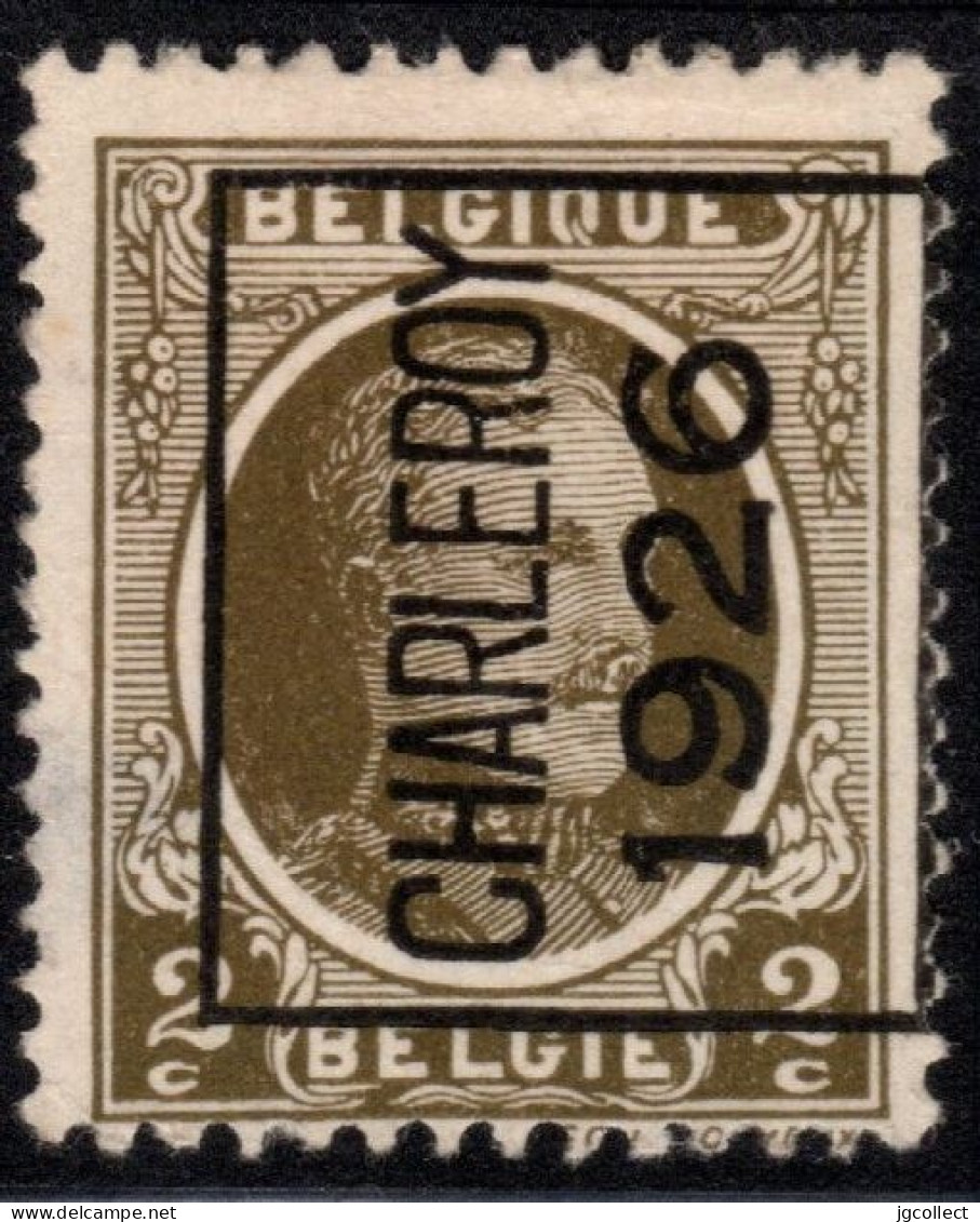 Typo 134A (CHARLEROY 1926) - O/used - Typo Precancels 1922-31 (Houyoux)