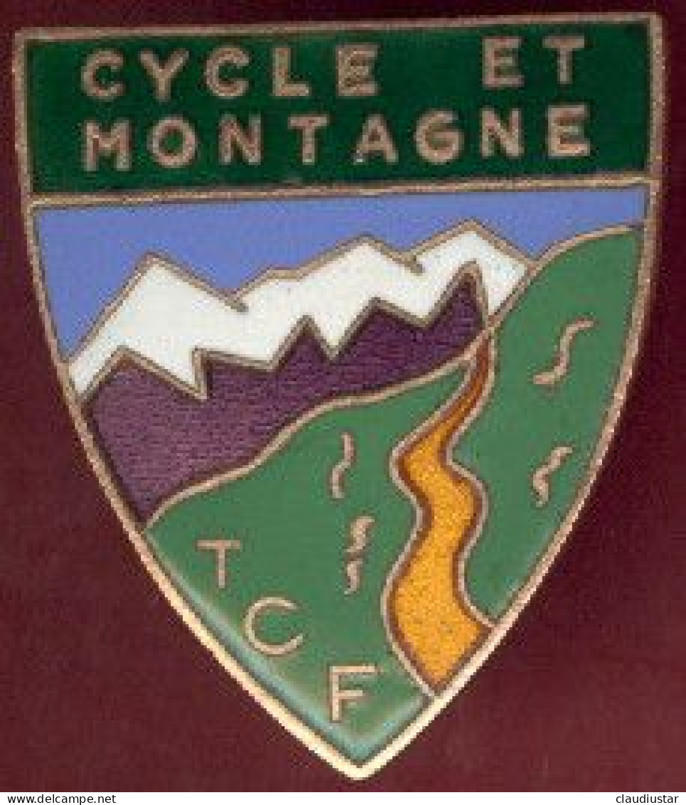 ** BROCHE  CYCLE  Et  MONTAGNE ** - Spille