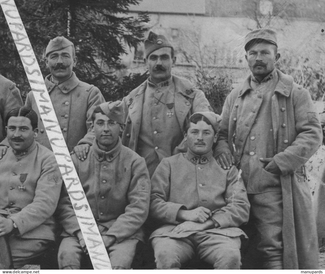 1916 - 1919 / CARTE PHOTO / 14e RI ( TOULOUSE ) / 14e REGIMENT D'INFANTERIE / POILUS / 1914 - 1918