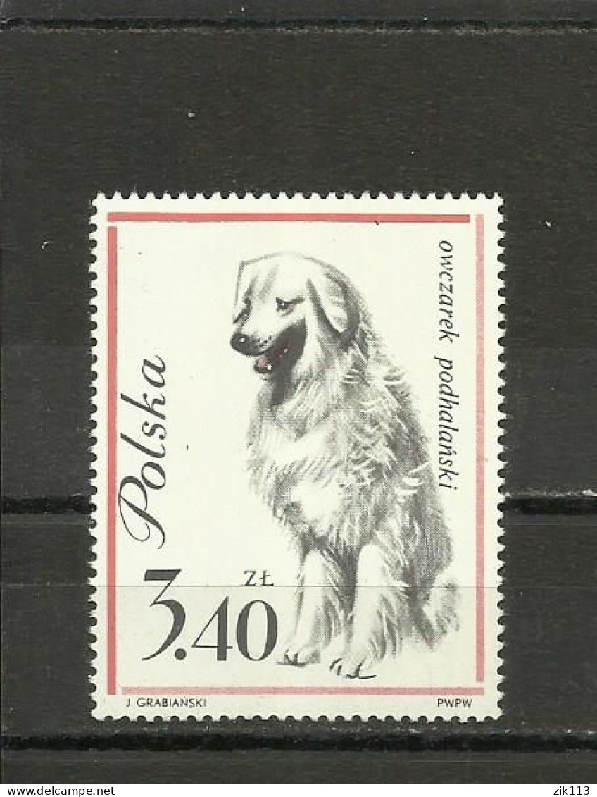 POLAND  1963 - DOGS , MH - Ongebruikt