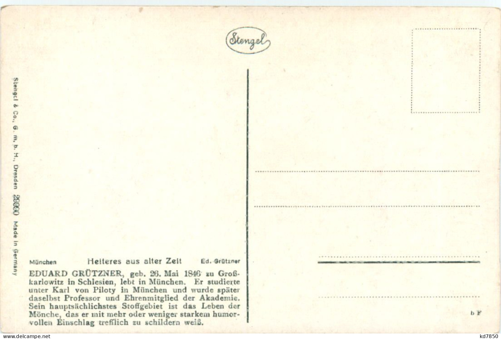 Künstler Ak Eduard Grützner - Other & Unclassified