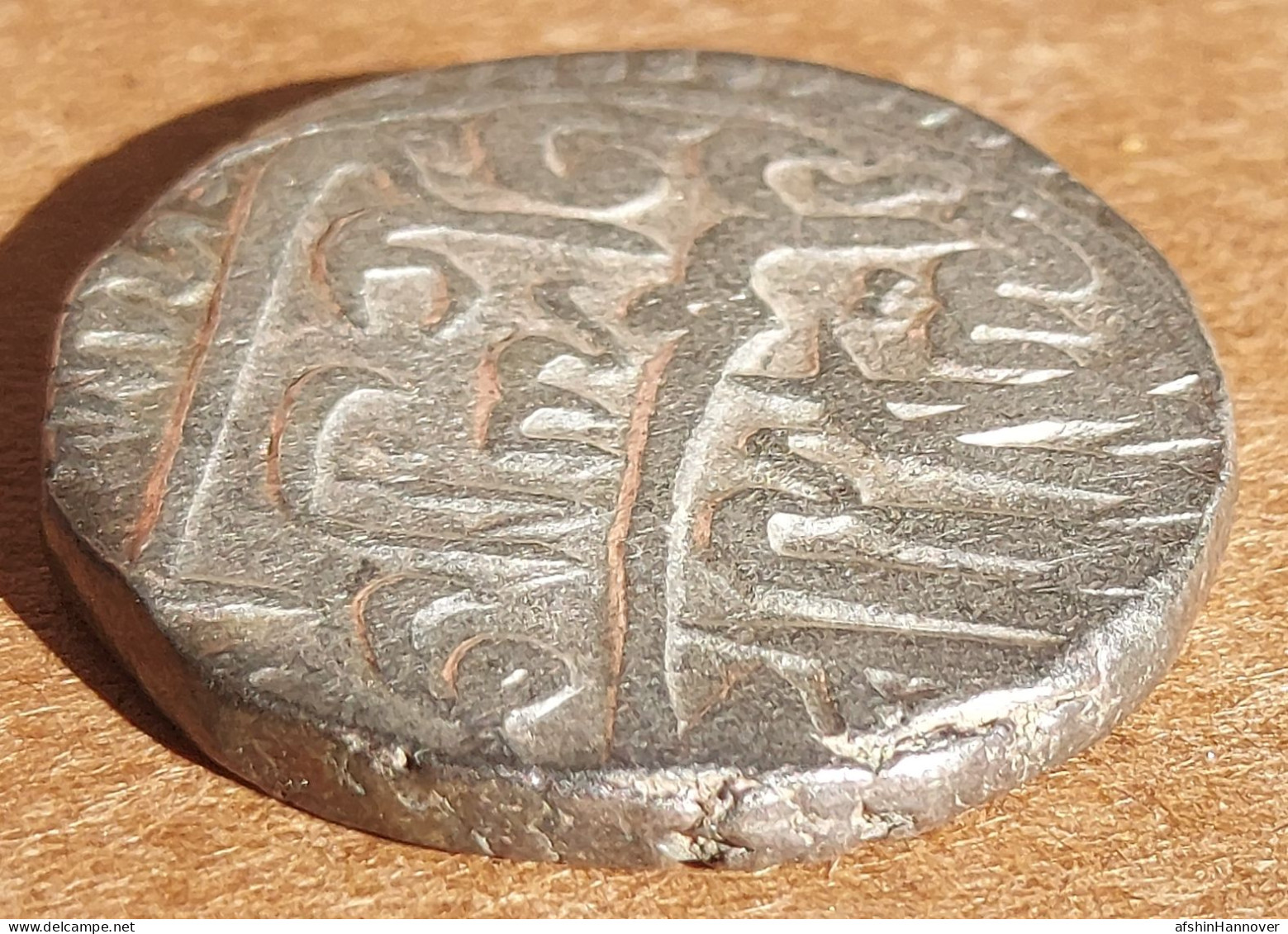 سکه پنج شاهی ، شاه عباس دوم صفوی SAFAVID: Shah ABBAS II, Silver 5 Shahi Ganjeh - Iran