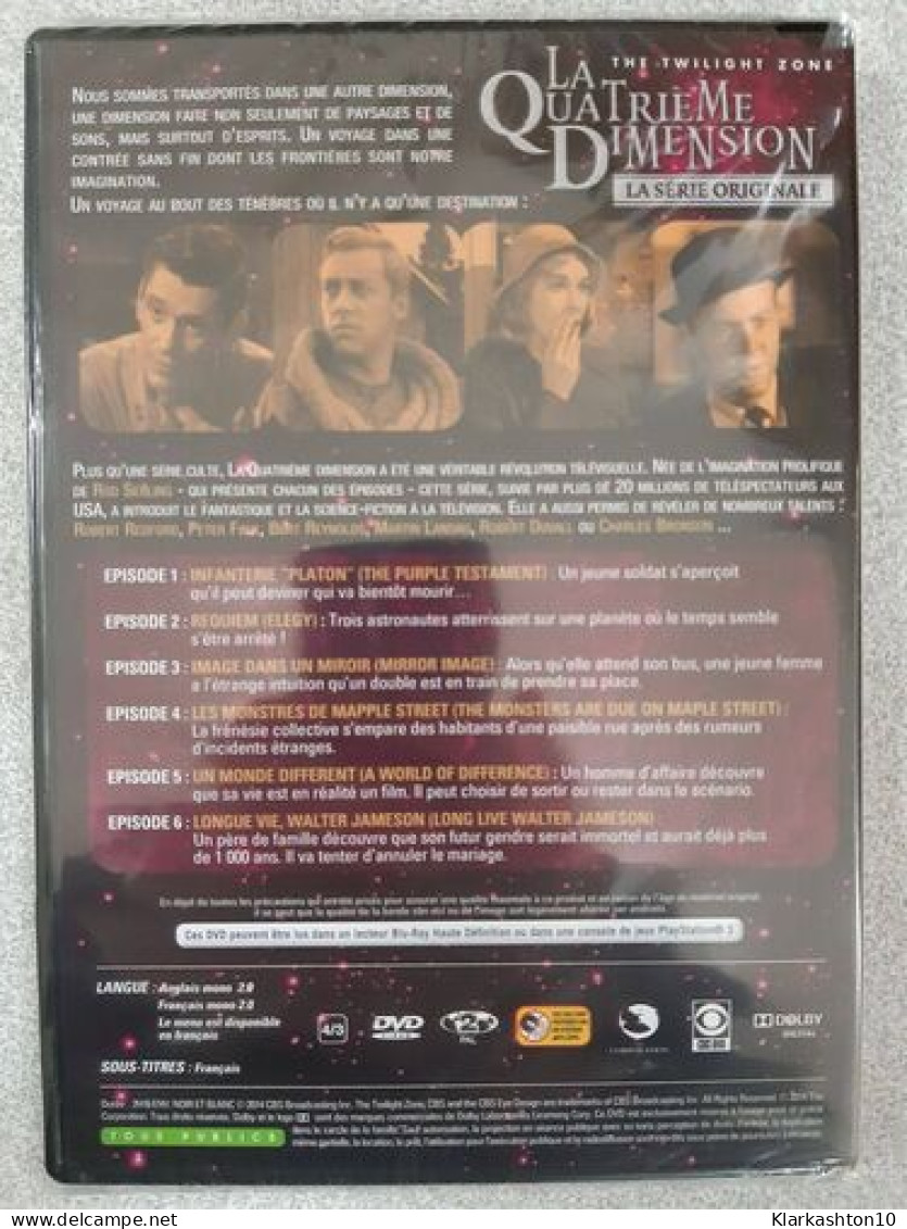 DVD Série La Quatrième Dimension - DVD 4 - 4 épisodes - Autres & Non Classés