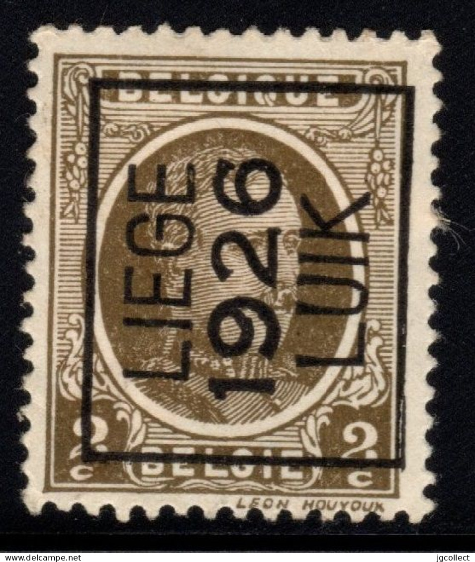 Typo 137A (LIEGE 1926 LUIK) - O/used - Typos 1922-31 (Houyoux)