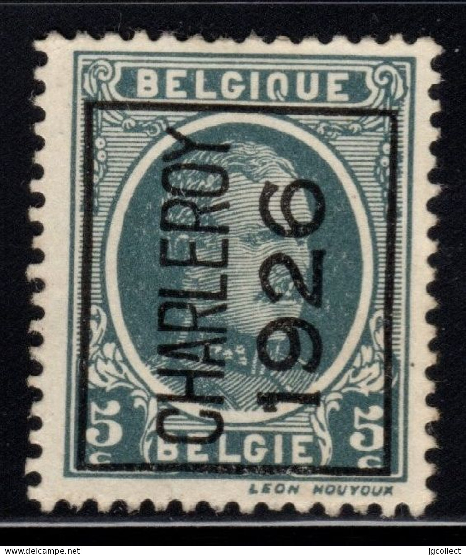 Typo 142A (CHARLEROY 1926) - O/used - Typo Precancels 1922-31 (Houyoux)