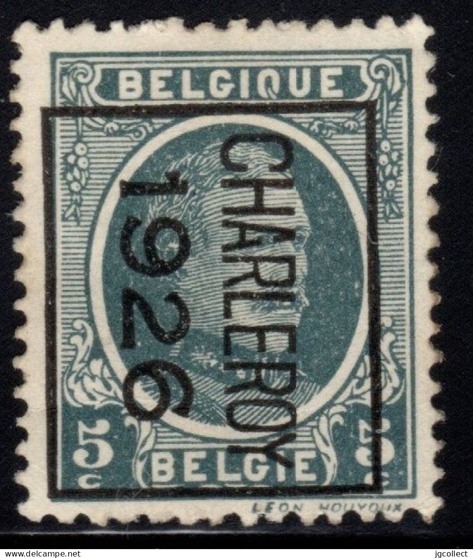 Typo 142B (CHARLEROY 1926) - O/used - Typo Precancels 1922-31 (Houyoux)