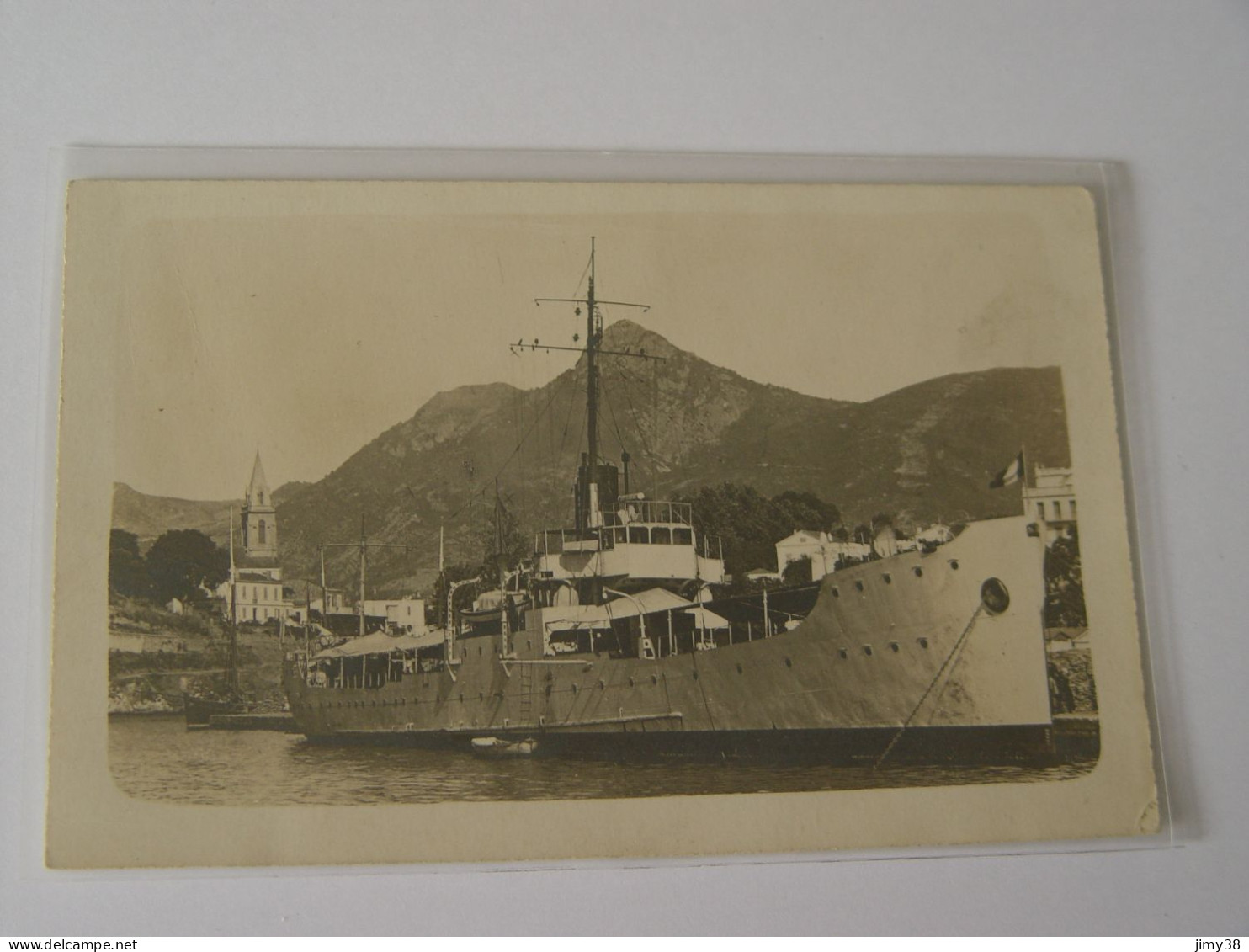 ALGERIE-CARTE PHOTO PORT DE COLLO  BATEAU - Other & Unclassified