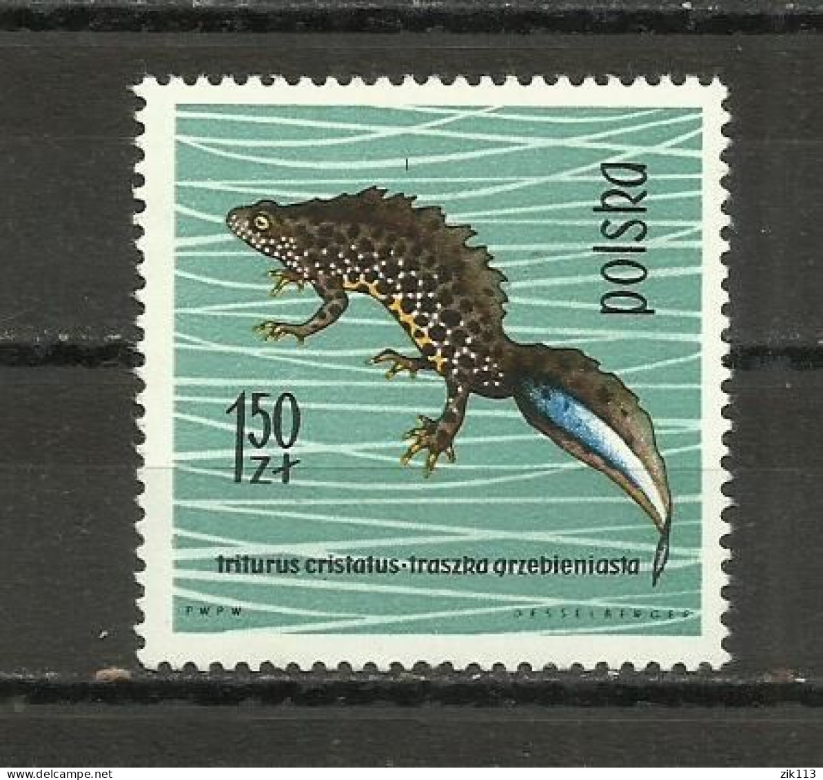 POLAND  1963 - REPTILES & AMPHIBIANS, MNH - Unused Stamps