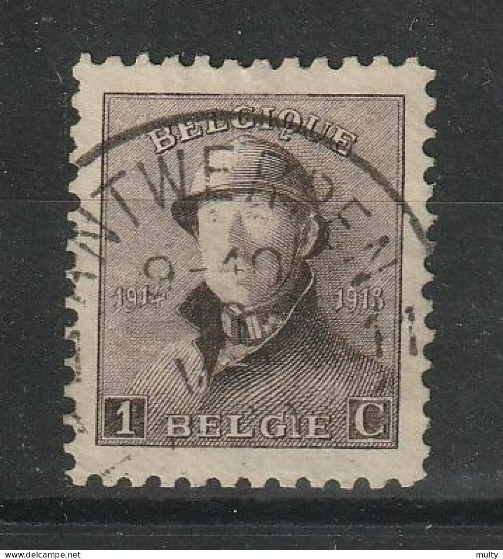 België OCB 165 (0) - 1919-1920 Behelmter König