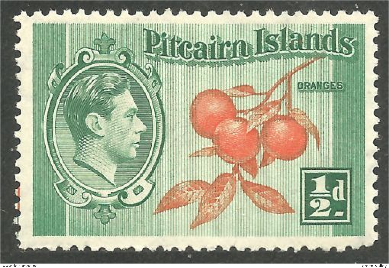 FR-14b Pitcairn Islands Fruits Oranges MH * Neuf CH - Fruits
