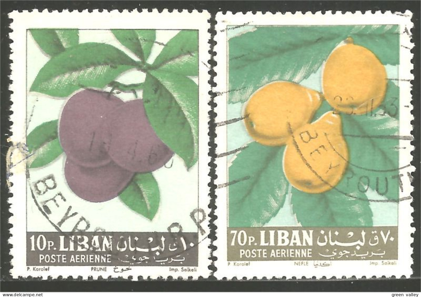 FR-24 Liban Fruits Prune Plum Nèfle Medlar Nespola Ameixa Prugna Pflaume - Obst & Früchte