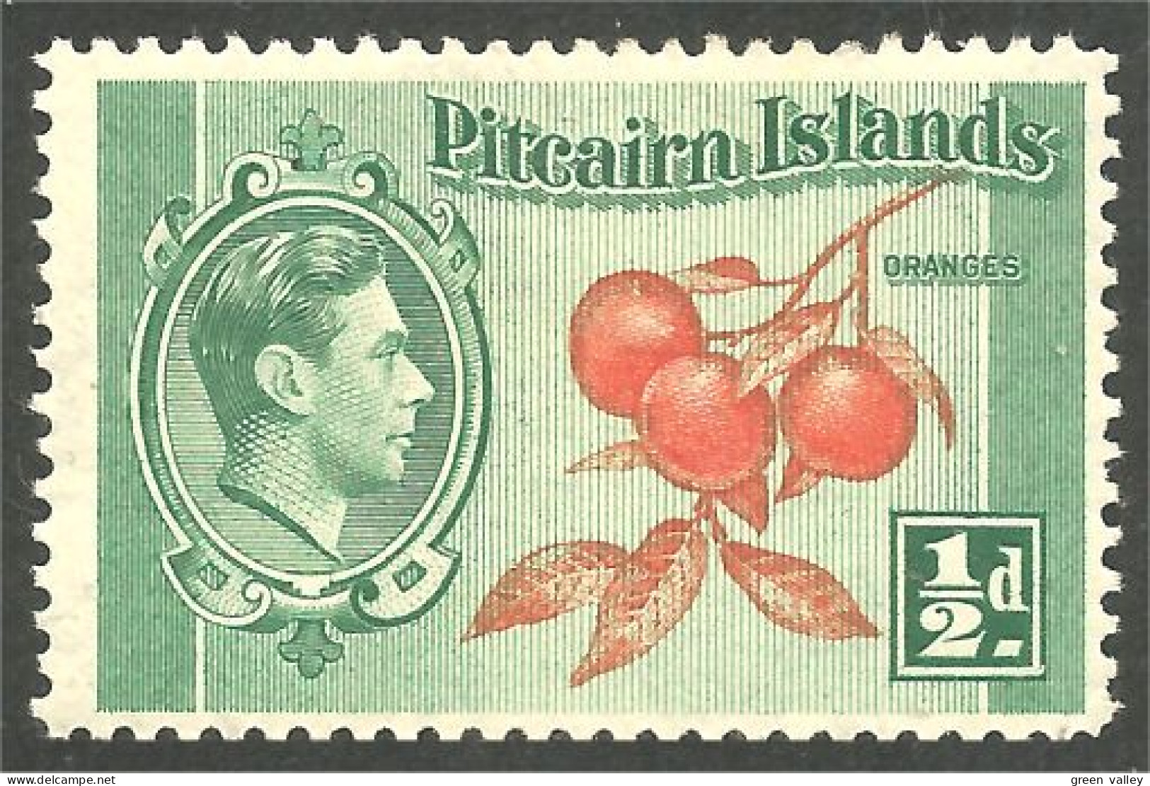 FR-14a Pitcairn Islands Fruits Oranges MH * Neuf CH - Fruits