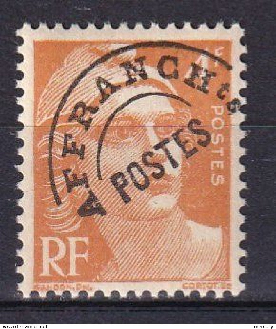 FRANCE - Gandon - 4 F. Orange Papier Carton - 1893-1947