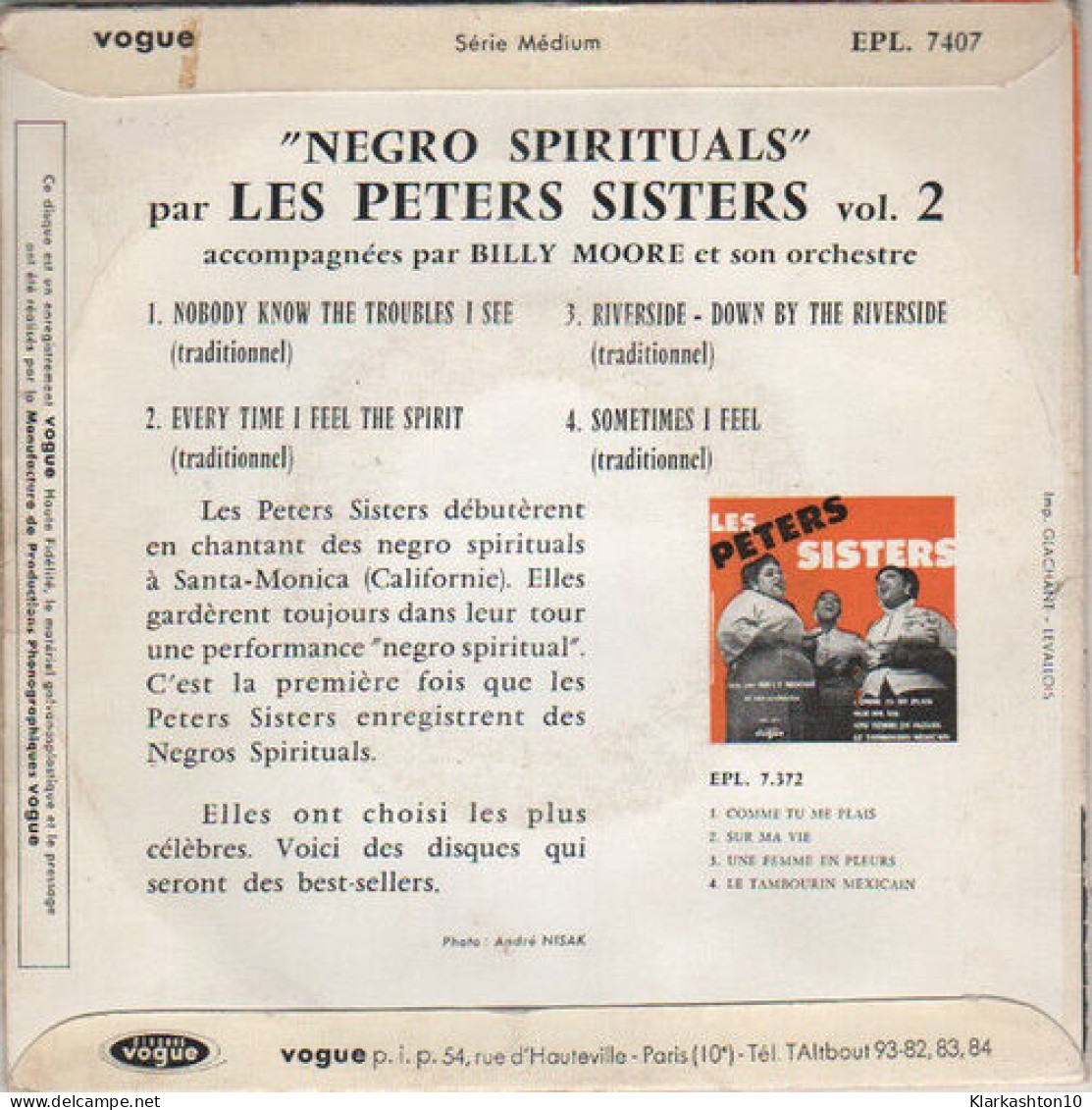 "Negro Spirituals" Vol 2 - Non Classés
