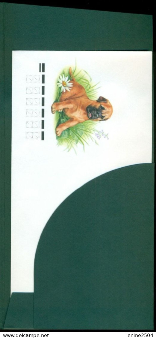 Russie 2002 Yvert N° 6622-6626 ** Chiens Emission 1er Jour Grand Carnet Prestige Folder Booklet. - Neufs