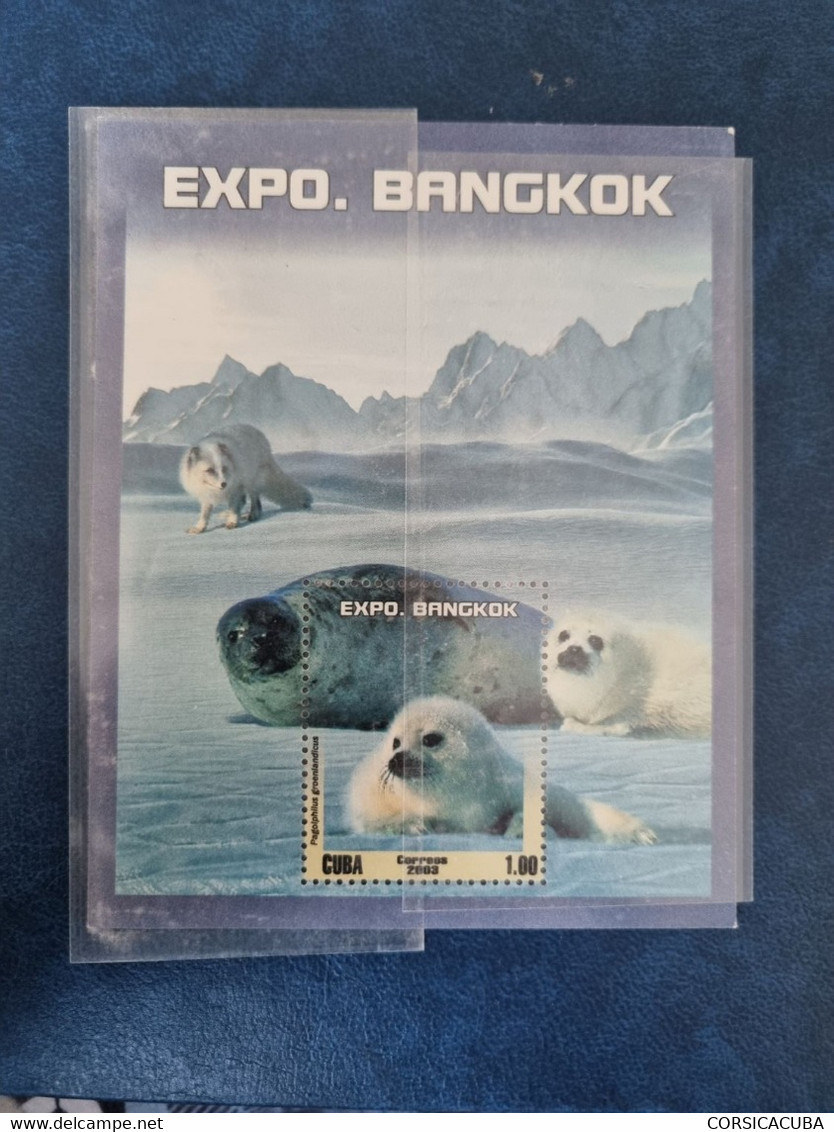 CUBA  NEUF  2003    HB  EXPO.  FILATELICA  BANGKOK   //  PARFAIT  ESTAT  // 1er  CHOIX // - Unused Stamps