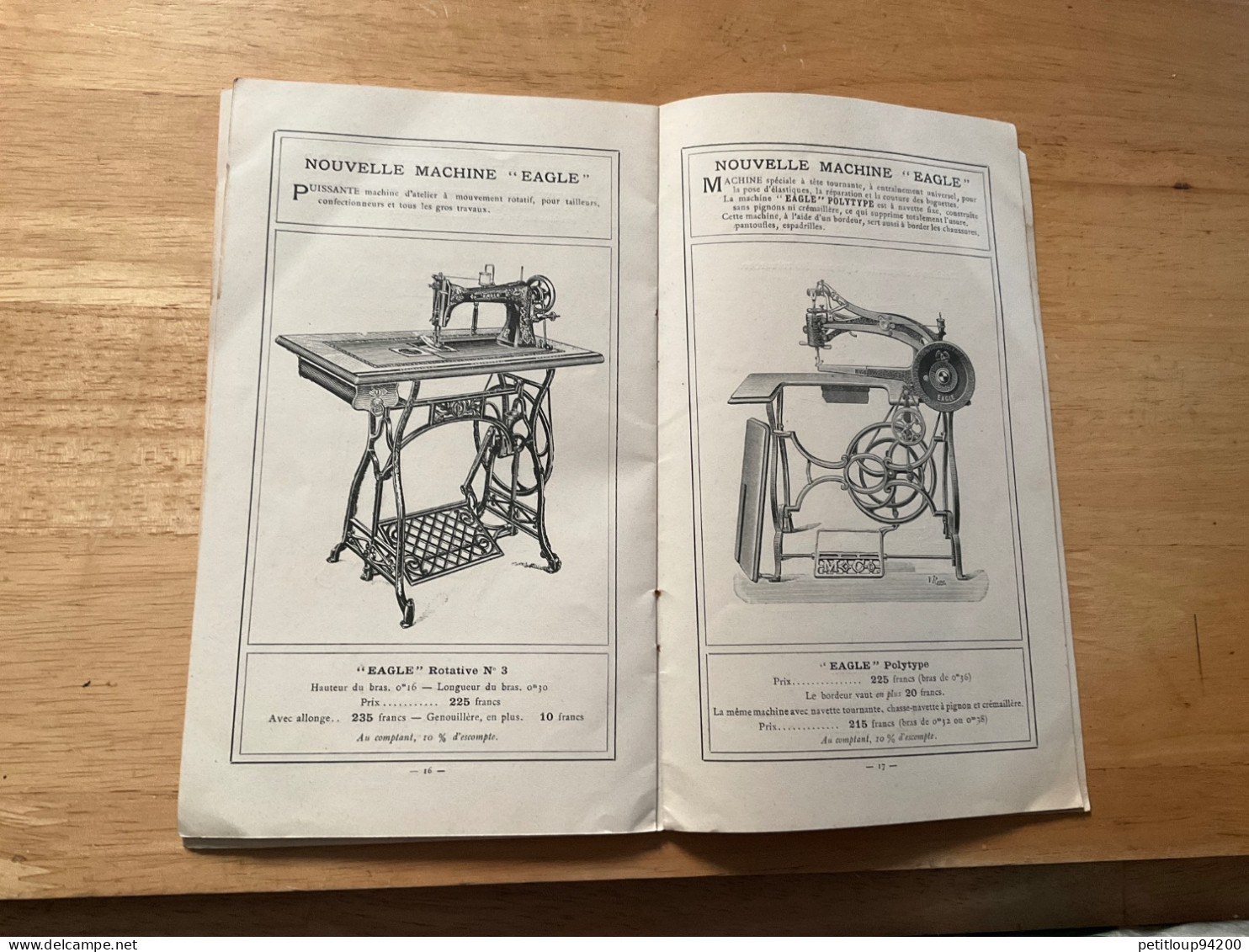 CATALOGUE Nouvelles machines à coudre EAGLE  Cruseilles  HAUTE SAVOIE