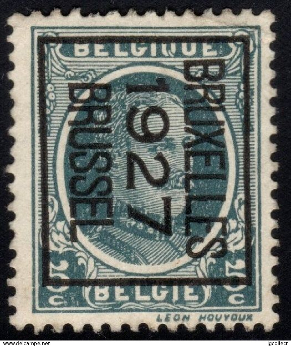Typo 156B (BRUXELLES 1927 BRUSSEL) - O/used - Typo Precancels 1922-31 (Houyoux)