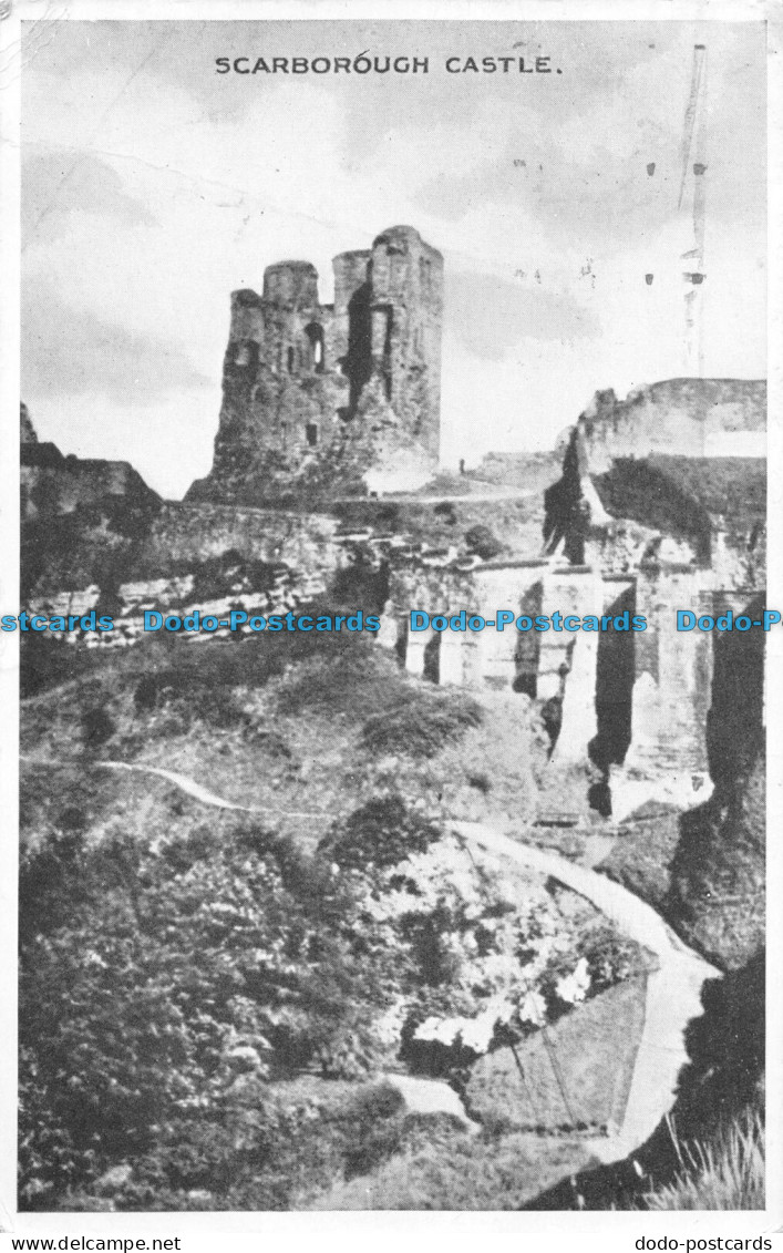 R056939 Scarborough Castle. 1946 - Monde