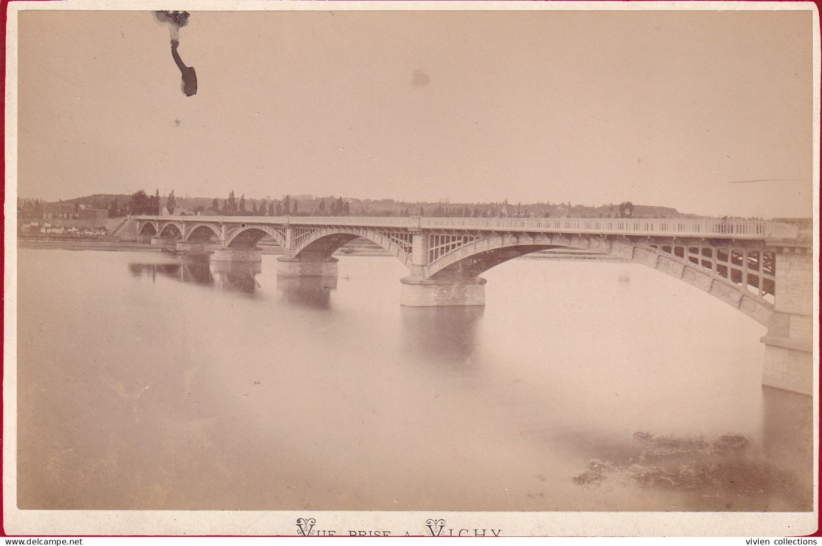 Photo 1880 Vichy (03 Allier) Le Pont - Photo (16.50 X 11 Cm) - Vichy