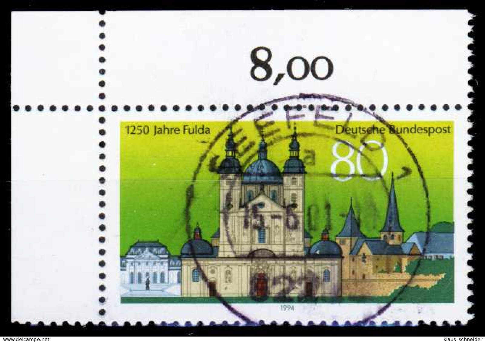 BRD 1994 Nr 1722 Zentrisch Gestempelt ECKE-OLI X2CF822 - Used Stamps