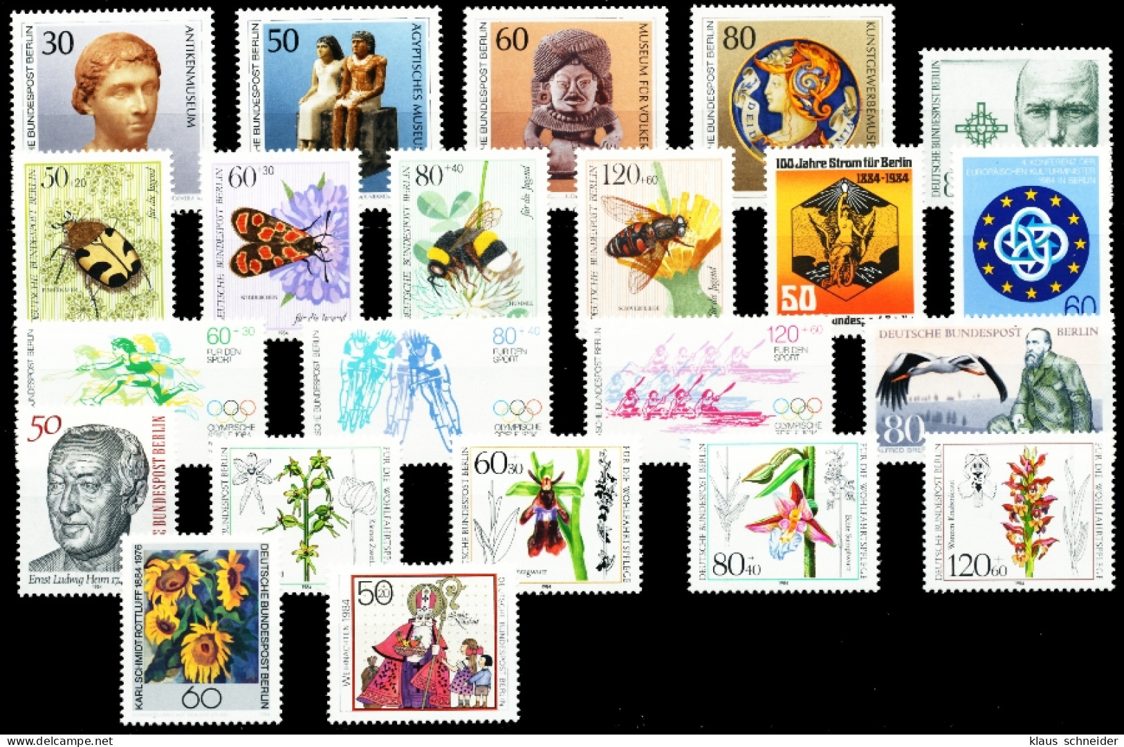 BERLIN Nr 708-729 Postfrisch JAHRGANG S7E7836 - Unused Stamps
