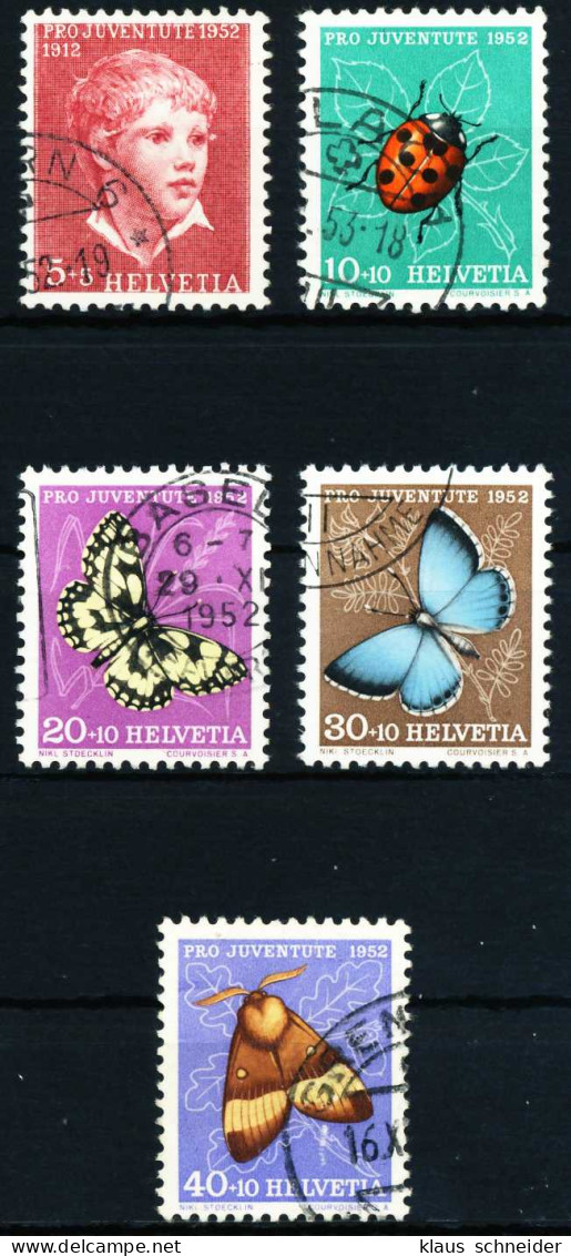 SCHWEIZ PRO JUVENTUTE Nr 575-579 Gestempelt X4C9A5E - Used Stamps